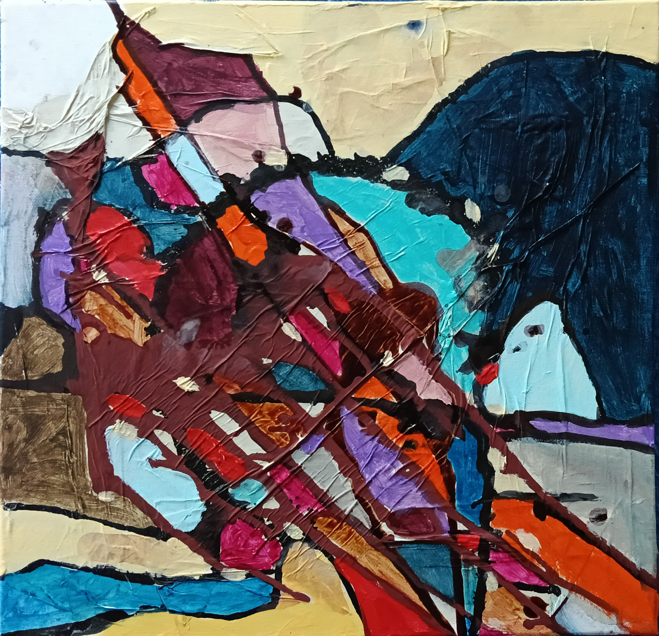 Verso Est, 2026, cm 40×40